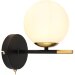 Бра Arte Lamp A2224AP-1BK ALCOR под лампу 1xE14 40W