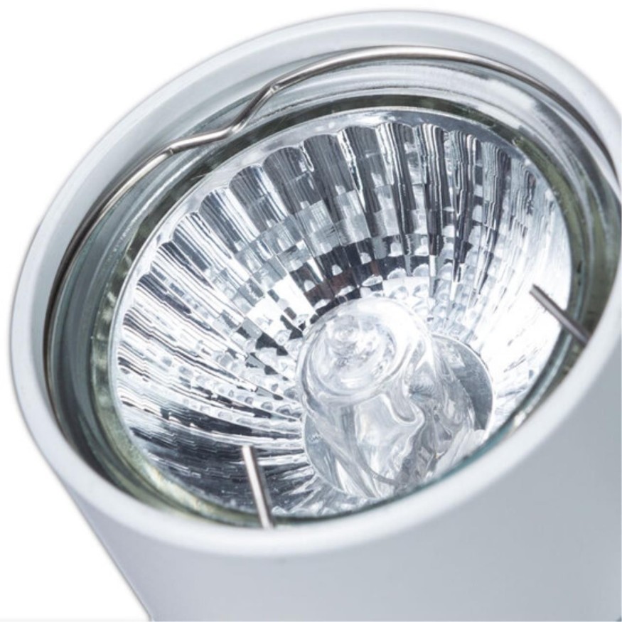 Однофазный двужильный трековый светильник Arte Lamp A1310PL-1WH LENTE под сменную лампу GU10