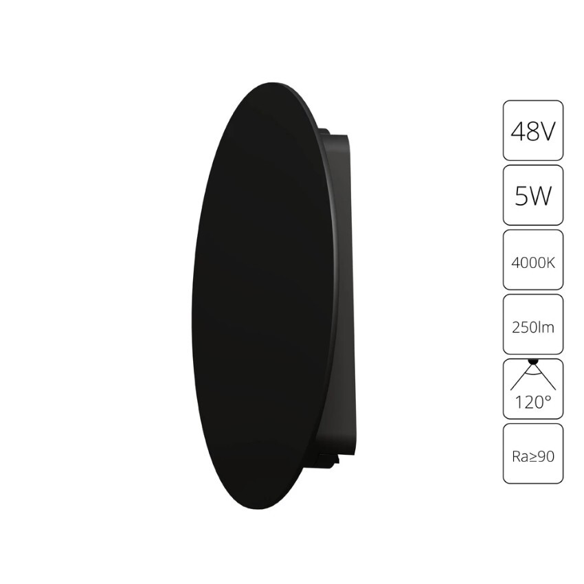 A6163PL-1BK Трековый магнитный светодиодный светильник Arte Lamp Rapid 48V CRI90+ 4000К 250Лм 120° 5Вт