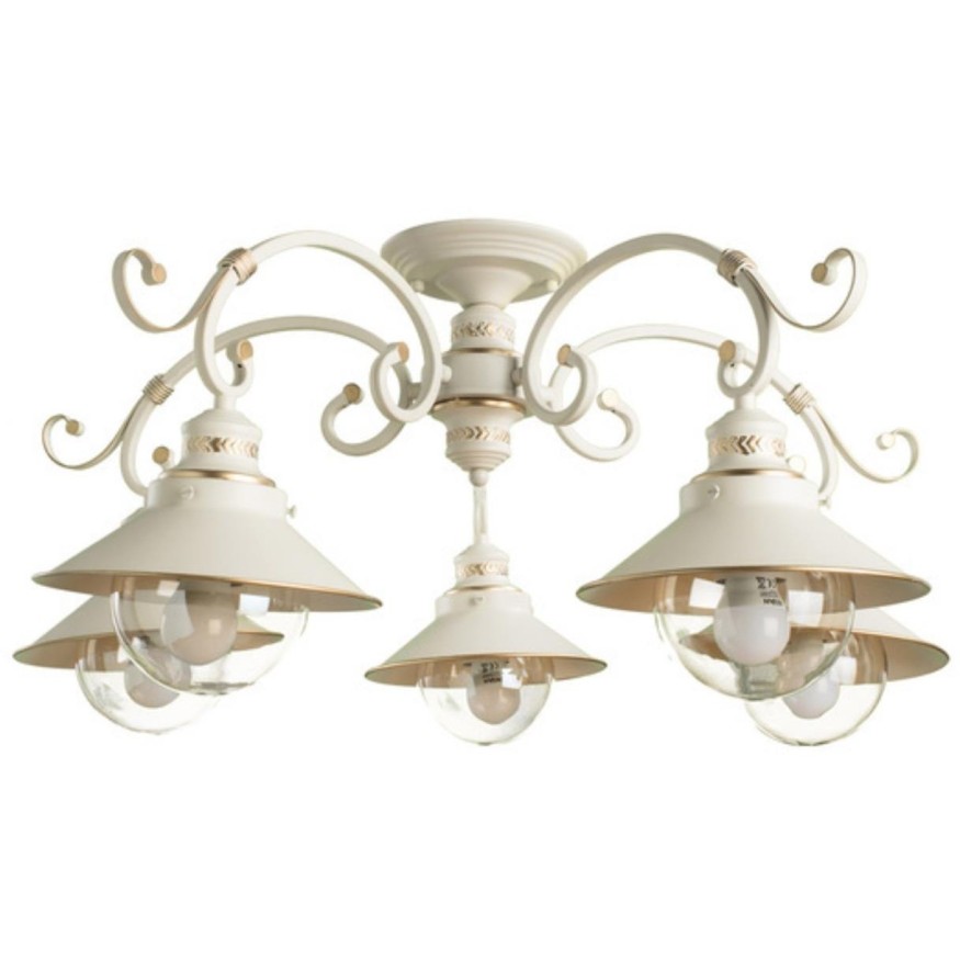 Потолочная люстра Arte Lamp GRAZIOSO A4577PL-5WG
