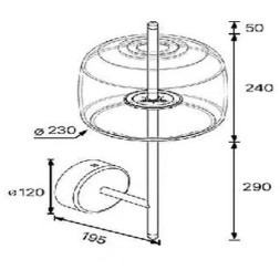 Бра Arte Lamp IP20 450Lm RA80 9W PADOVA A2404AP-1SM
