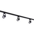 Однофазный двужильный трековый светильник Arte Lamp A1310PL-1BK LENTE под сменную лампу GU10