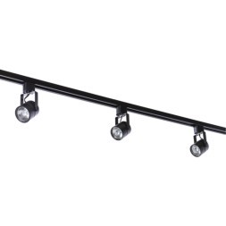 Однофазный двужильный трековый светильник Arte Lamp A1310PL-1BK LENTE под сменную лампу GU10