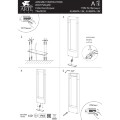 A2468PA-1BK ARTE LAMP TRAPEZIO Ландшафтный уличный столб