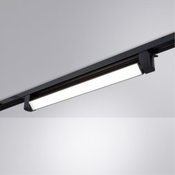 Однофазный двужильный светодиодный трековый светильник Arte Lamp A4574PL-1BK LINEETTA 4000К 1250Лм CRI90+ 120° 20Вт
