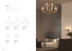 Люстра подвесная Divinare 4505/17 LM-6 SHAM под лампы 6xE14 40W