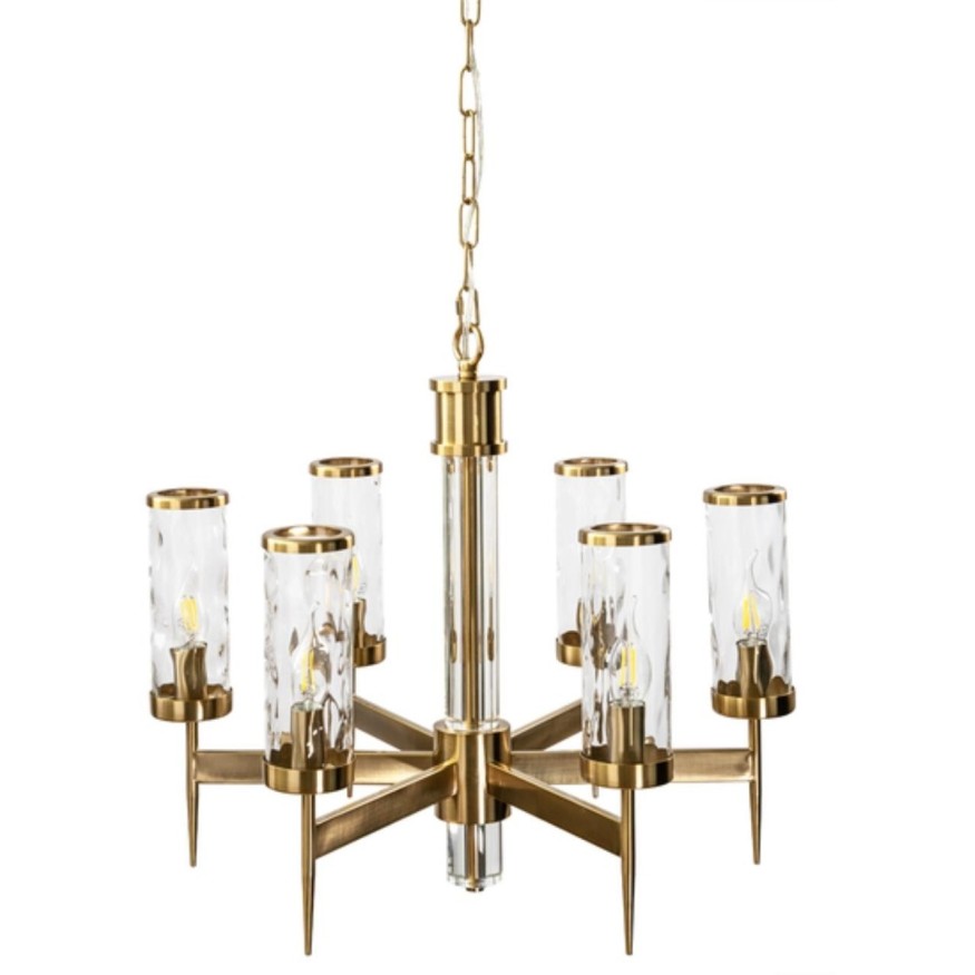 Люстра подвесная Divinare 4505/17 LM-6 SHAM под лампы 6xE14 40W