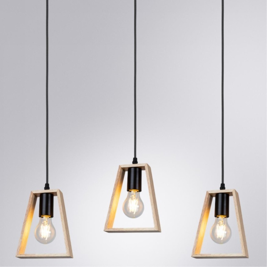 Подвесной светильник с 3 лампами Arte Lamp A8030SP-3BK BRUSSELS под лампы 3xE27 60W