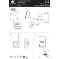 A7123IN-1BK ARTE LAMP PIAZZA Уличный встраиваемый светильник в стены для подсветки лестниц и дорожек