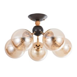 Люстра потолочная Arte Lamp A4485PL-5BK BOSTON под лампы 5xE27 40W