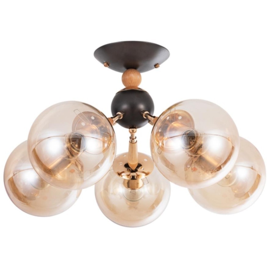 Люстра потолочная Arte Lamp A4485PL-5BK BOSTON под лампы 5xE27 40W