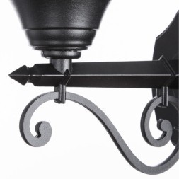 Уличный настенный светильник Arte Lamp A1491AL-1BK MONACO IP44 под лампу 1xE27 75W