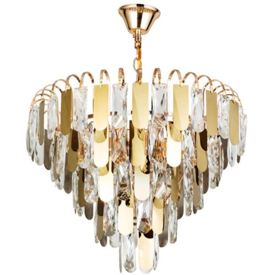 Подвесная люстра хрустальная Vivien A2719SP-6GO