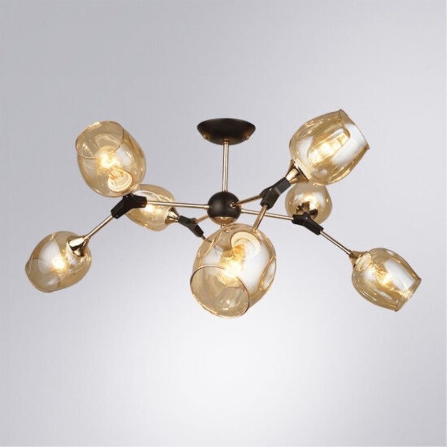 Люстра на штанге Arte Lamp SEPPIA A4211PL-8BK