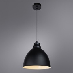 Подвесной светильник с 1 плафоном Arte Lamp A2055SP-1BK BRACCIO под лампу 1xE27 60W