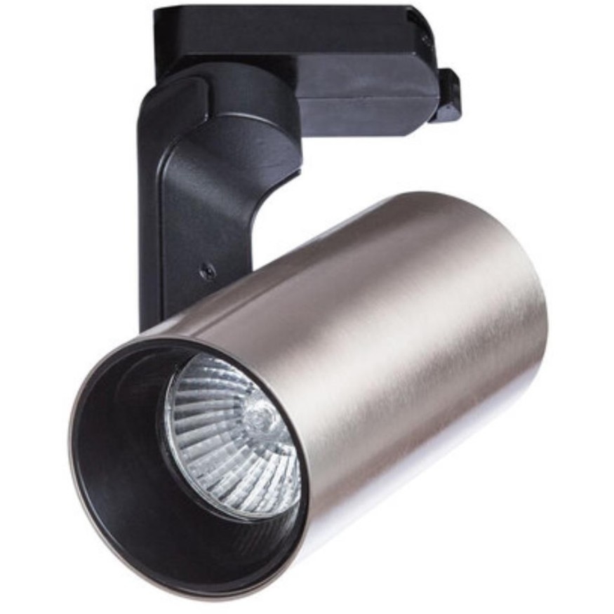 Однофазный двужильный трековый светильник Arte Lamp A2668PL-1SS BUCHO под сменную лампу GU10