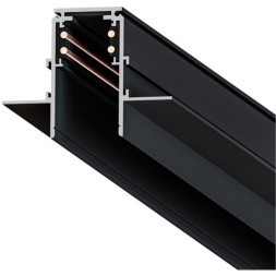 Магнитный шинопровод 1м встраиваемый в ГКЛ 9мм черный Arte Lamp Linea A470106