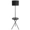 Торшер со столиком Arte Lamp A2070PN-1BK COMBO под лампу 1xE27 60W