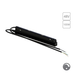 Блок питания встраиваемый в шинопровод 48V диммируемый (0/1-10V) 100W для магнитной трековой системы ARTE LAMP LINEA A482706N