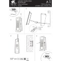 A7336IN-1BK ARTE LAMP PIAZZA Уличный встраиваемый светильник в стены для подсветки лестниц и дорожек
