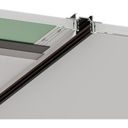 Тонкий магнитный шинопровод 1м встраиваемый в ГКЛ потолок 12.5мм Arte Lamp Optima A730106