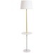 Торшер со столиком Arte Lamp A2102PN-1WH CONNOR под лампу 1xE27 60W