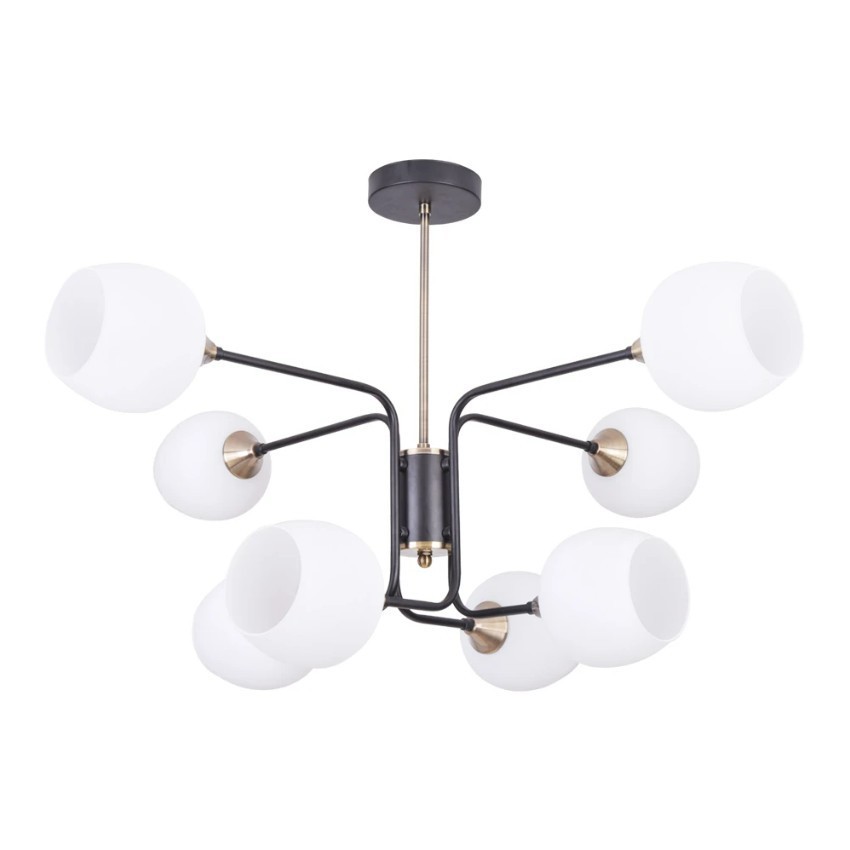 Люстра на штанге Arte Lamp SKAT A3564PL-8BK