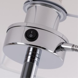 Торшер с выключателем и подсветкой для чтения Elba A2581PN-2CC