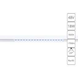 A4675PL-1WH Трековый магнитный светодиодный светильник Arte Lamp Linea 2.0 CRI90+ 3000К 1700Лм 24° 18Вт