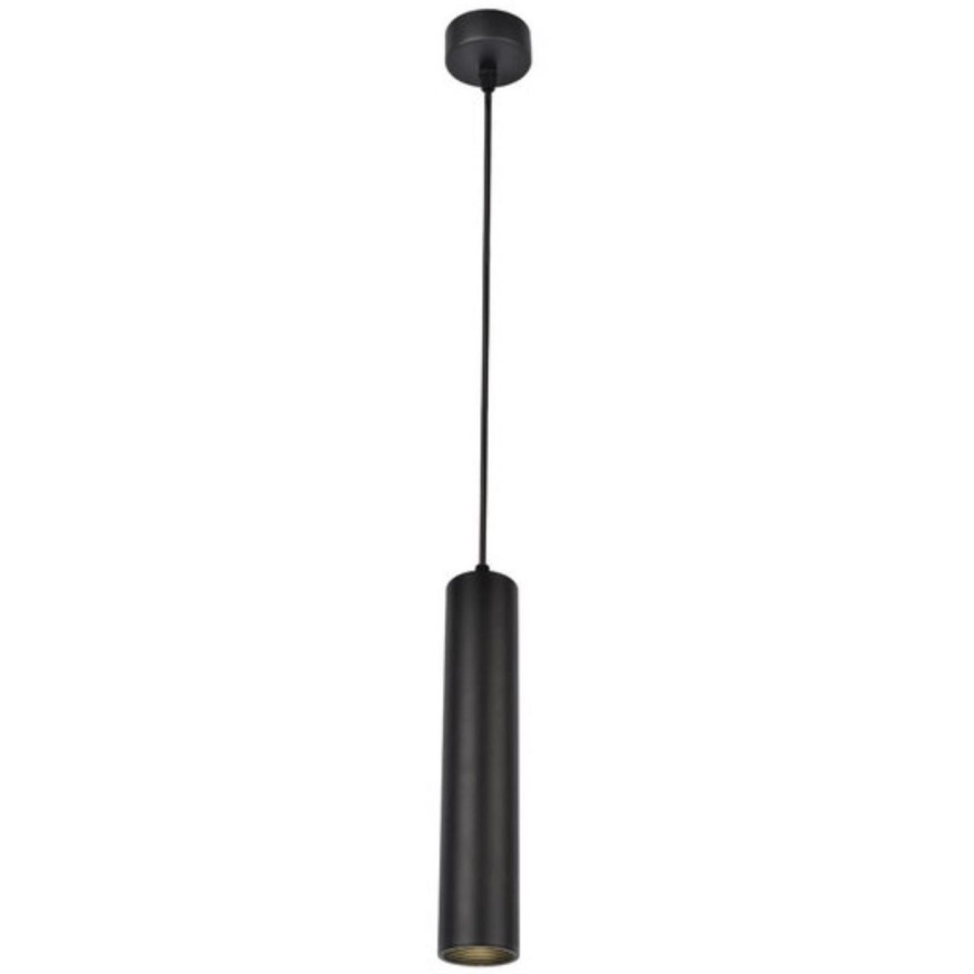 Подвесной светильник цилиндр Arte Lamp A5600SP-1BK LIRA светодиодный LED 10W