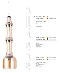 Подвесная люстра Divinare 1243/06 SP-22