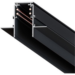 Магнитный шинопровод 1м встраиваемый в ГКЛ 12.5мм черный Arte Lamp Linea A471106