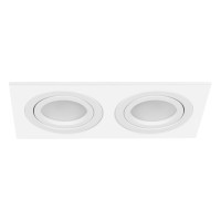 Встраиваемый светильник Arte Lamp A2168PL-2WH TARF под лампы 2xGU10 50W