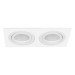 Встраиваемый светильник Arte Lamp A2168PL-2WH TARF под лампы 2xGU10 50W