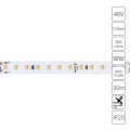 A4812010-03-3K Светодиодная лента 48В 7.2Вт/м 800Лм/м 3000К CRI 90+ 10мм SMD2835 120шт/м 30м IP20