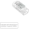 Arte Lamp A50-20-3PIN Прозрачная соединительная клемма (5шт) трехжильного провода (арт. A20-3W), соединение проводов без пайки, 4.5 А, max 300V, макс. сечение провода 0,52 мм²