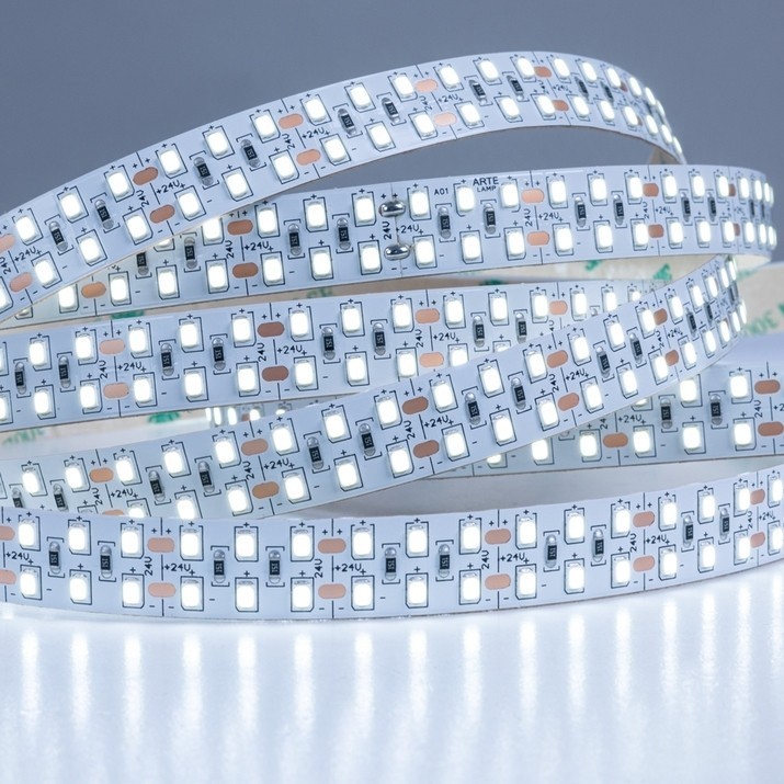A2424015-03-6K Светодиодная лента 24В 20Вт/м 2200Лм/м 6000К CRI 90+ 15мм SMD2835 240шт/м 5м IP20