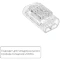 Arte Lamp A50-20-4PIN Прозрачная соединительная клемма (5шт) трехжильного провода (арт. A20-4W), соединение проводов без пайки, 4.5 А, max 300V, макс. сечение провода 0,52 мм²