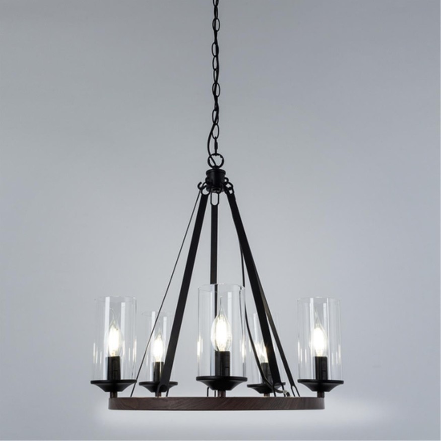 Люстра подвесная Arte Lamp A7014SP-5BK DALIM под лампы 5xE14 60W