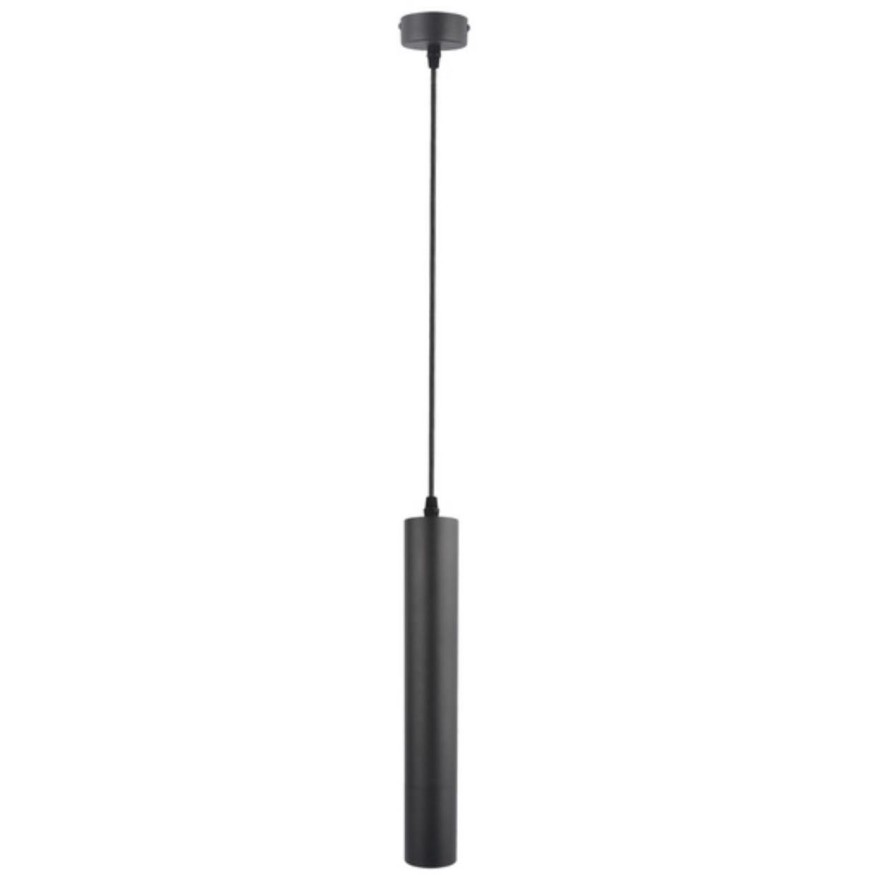 Подвесной светильник цилиндр Arte Lamp A1520SP-1BK RIDGET под лампу 1xGU10 50W