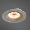 Встраиваемый светильник Arte Lamp A3315PL-1WH APERTURA светодиодный LED 15W