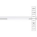 Магнитный трековый светодиодный светильник 12Вт 750лм RA90 4000К Arte Lamp LINEA A4632PL-1WH