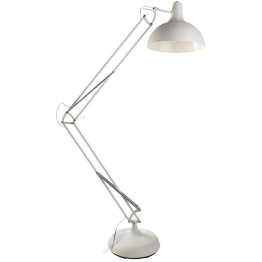 Торшер для чтения Arte Lamp A2487PN-1WH GOLIATH под лампу 1xE27 60W