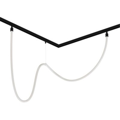 Магнитный гибкий трековый неон 2.5м черный металл Arte Lamp Loop A4910PL-1BK