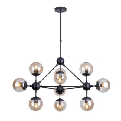 СВЕТИЛЬНИК ПОДВЕСНОЙ ARTE LAMP BOLLA A1664SP-10BK
