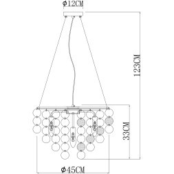 Подвесная люстра Arte Lamp PIPIRIMA A4100LM-6CC
