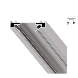 Профиль 2м для установки однофазных шин в гарпунные натяжные потолки Arte Lamp A630205
