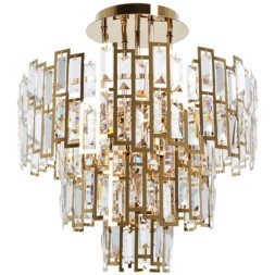 Потолочная люстра хрустальная Mintaka A1005PL-8GO