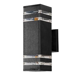 Уличный настенный светильник Arte Lamp A4421AL-2BK HADAR IP44 под лампы 2xE27 20W