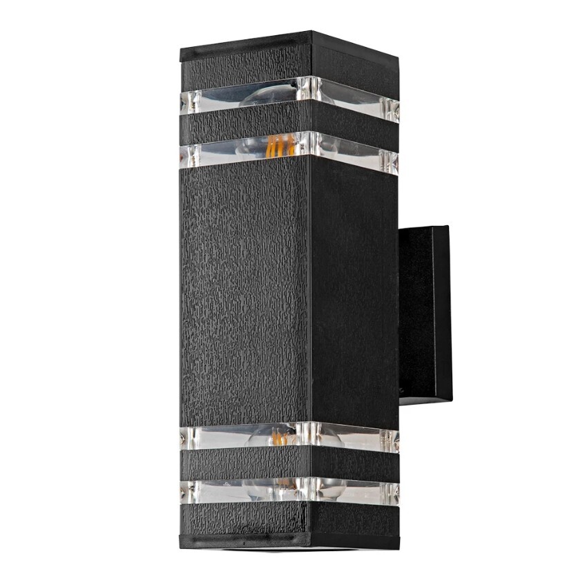 Уличный настенный светильник Arte Lamp A4421AL-2BK HADAR IP44 под лампы 2xE27 20W